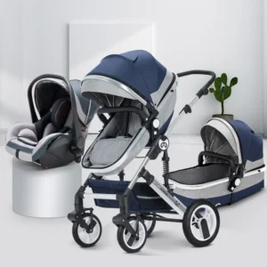Baby Stroller 3 in 1 High Landscape Car stroller with bassinet,Newborn Portable Travel Baby Carriage