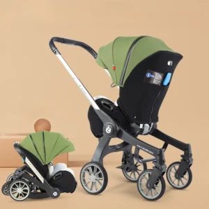 Baby Two Way Stroller Newborn baby stroller 3in1 Foldable Basket type seat